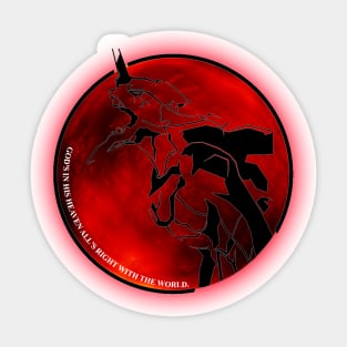 Evangelion Eva Blood Moon Large Print Type 2 Sticker